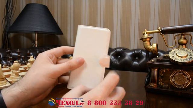 Фирменный чехол-книжка из импортной кожи с подставкой застёжкой и визитницей для Самсунг Гелакси А3 смотреть онлайн