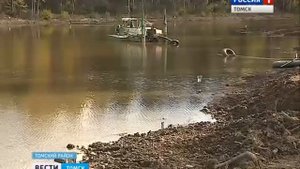 В Семилужках завершается расчистка местного пруда