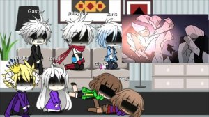 ~Андертейл реакция на битву Betty vs Gaster, sans and papyrus~