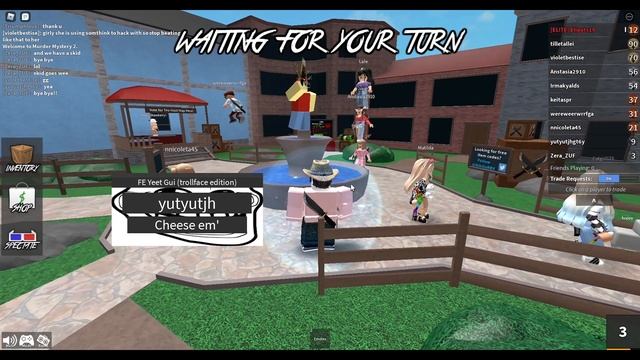 Toxic Hacker Gets FLUNG! By Nice And Caring HACKER in MM2!│ ZERA5
