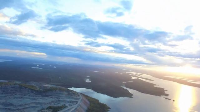 оз.Чалма вид с Phantom 3 SE смотреть онлайн