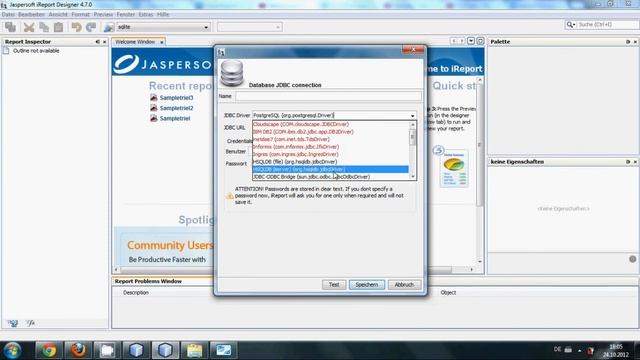 Java prog#114 Reports Jasper iReports connection to database смотреть онлайн