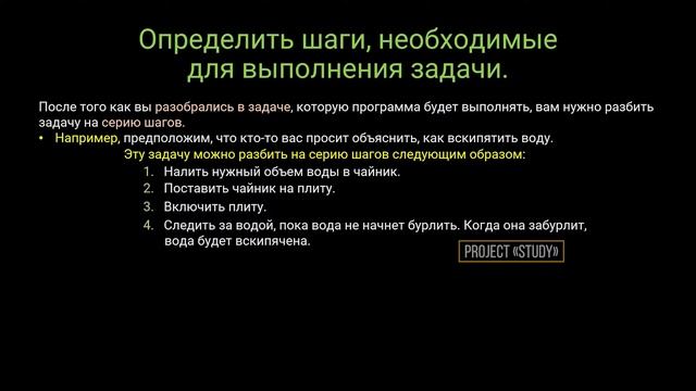 Проектирование / Разработка программы. Этапы создания программы. Блок-схема и псевдокод.