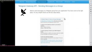 How to send a Telegram group message in Java