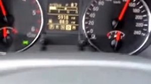 Разгон с хода Nissan X-trail T31 дизель АКПП
