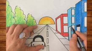 Easy One Point Perspective drawing