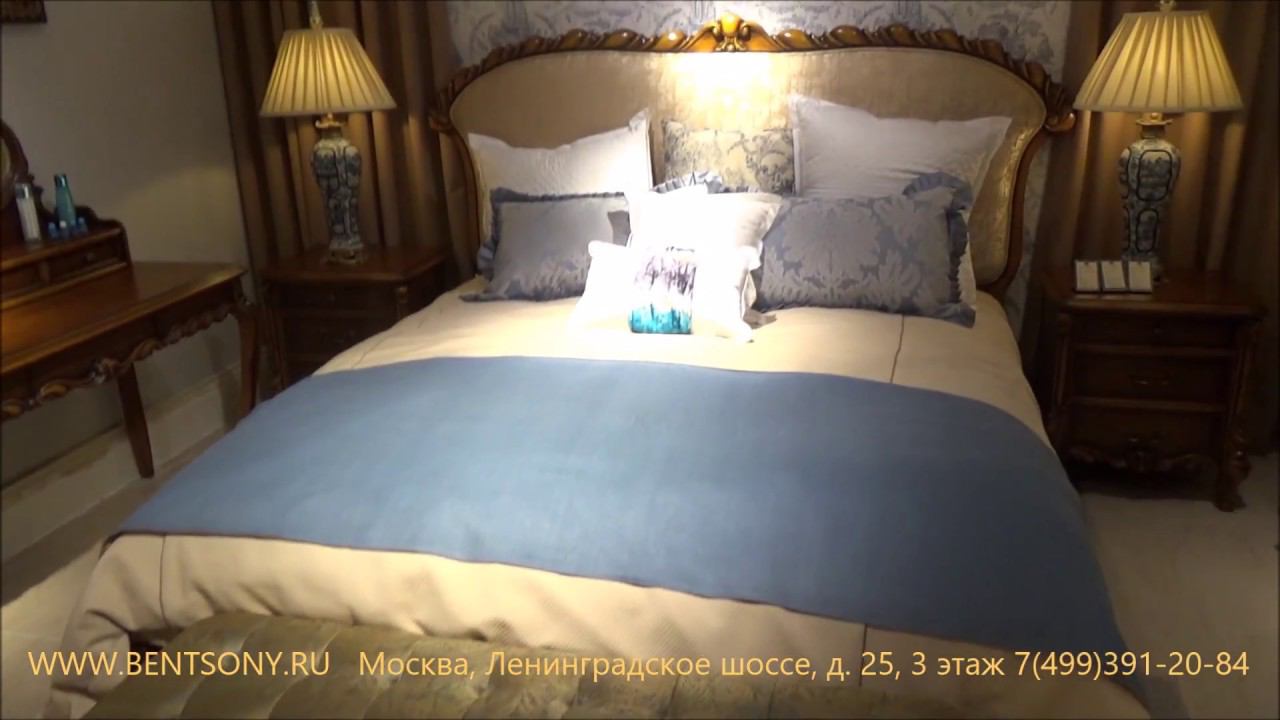 Видео обзор: Классическая кровать "Лоренс А", массив дерева