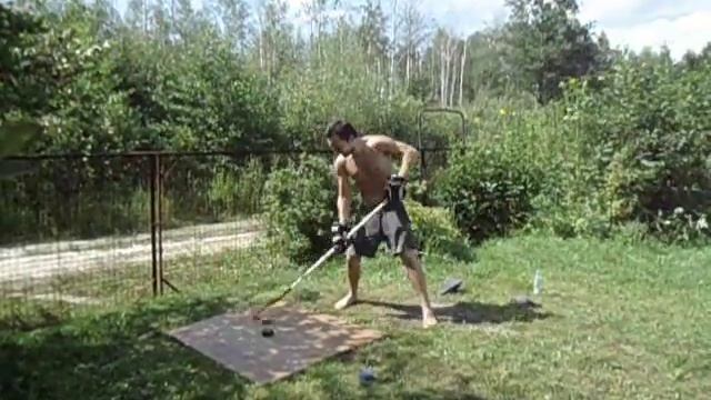 хоккей на даче. сухая треня :) смотреть онлайн