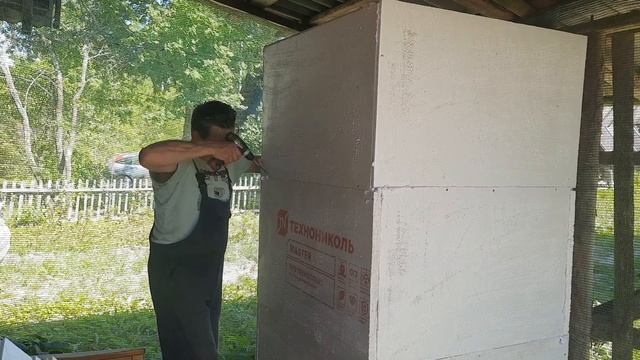 Туалет из пеноплекса, Styrofoam toilet, 1 смотреть онлайн