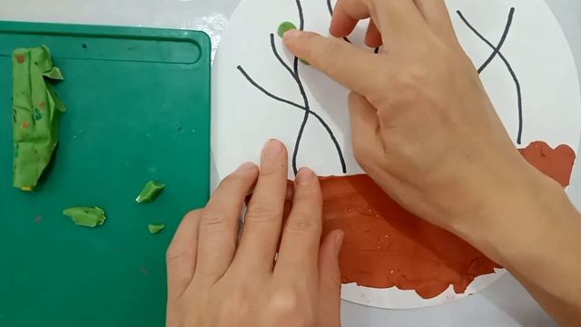 Осенние поделки в садик. Поделка огород.#аппликация #поделки смотреть онлайн