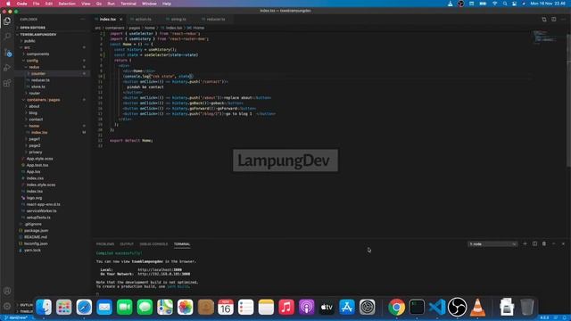 32 Reactjs Tutorial - Redux (Action dan useSelector) смотреть онлайн