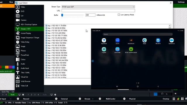 How to connect Phone Camera through RTSP camera server to Vmix смотреть онлайн
