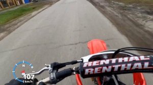 максимальная скорость Honda crf 150 #bike