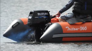 Обкатка нового мотора Suzuki DT 9.9 AS на Reef Triton 360 нд