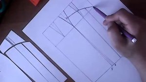 Простой способ выкроить юбку-тюльпан