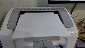 пробная печать hp LaserJet P1102