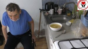 ЛЕСНОЙ ОТШЕЛЬНИК , НОВАЯ ОДЕЖДА, ОТ КАНАЛА ПОМОГАЙ БЛИЖНЕМУ, ИСКУПАЛИ, НАКОРМИЛИ ДЕДУЛЮ