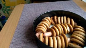 Бублики с сосисками. Очень быстро и вкусно.