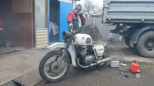 Реанимация потрепанного ИЖ ЮПИТЕР 3 часть 1