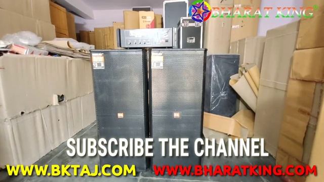 BHARAT ELECTRONICS 2 TOP DOUBLE 15 INCH AND 1500 WATT AMPLIFIER ONLY-36500