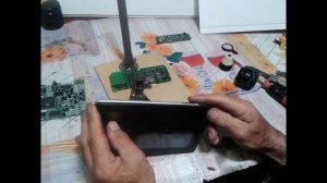 Самодельный микроскоп для пайки с экраном 7 дюймов.