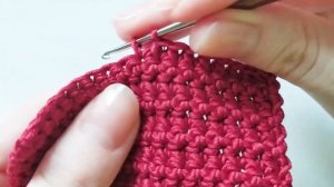 Красивый плотный узор крючком - Easy Crochet Knitting