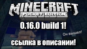 MINECRAFT 0.16.0 ВЫШЕЛ!!!!??? НЕ ФЕЙК!!! СКАЧАТЬ! ССЫЛКА В ОПИСАНИИ.⏬