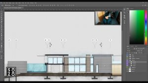 Photoshop online | Fachada de una casa | Plano arquitectonico