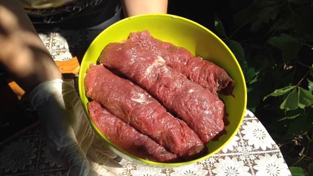 Шашлык из Конины  (Рецепт бомба)