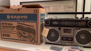 Sanyo M 9990 Boombox De Luxe  Golden 80s 4ever