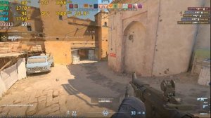 i5 8250u & MX150 | CS2 Dust 2 | Lowest settings | 1280x720