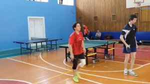 table tennis  Новосибирск турнир 15.05.16. Финал Буртасов - Ильиных