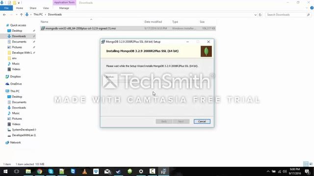Install MongoDB — Windows 10 in 2 minutes смотреть онлайн