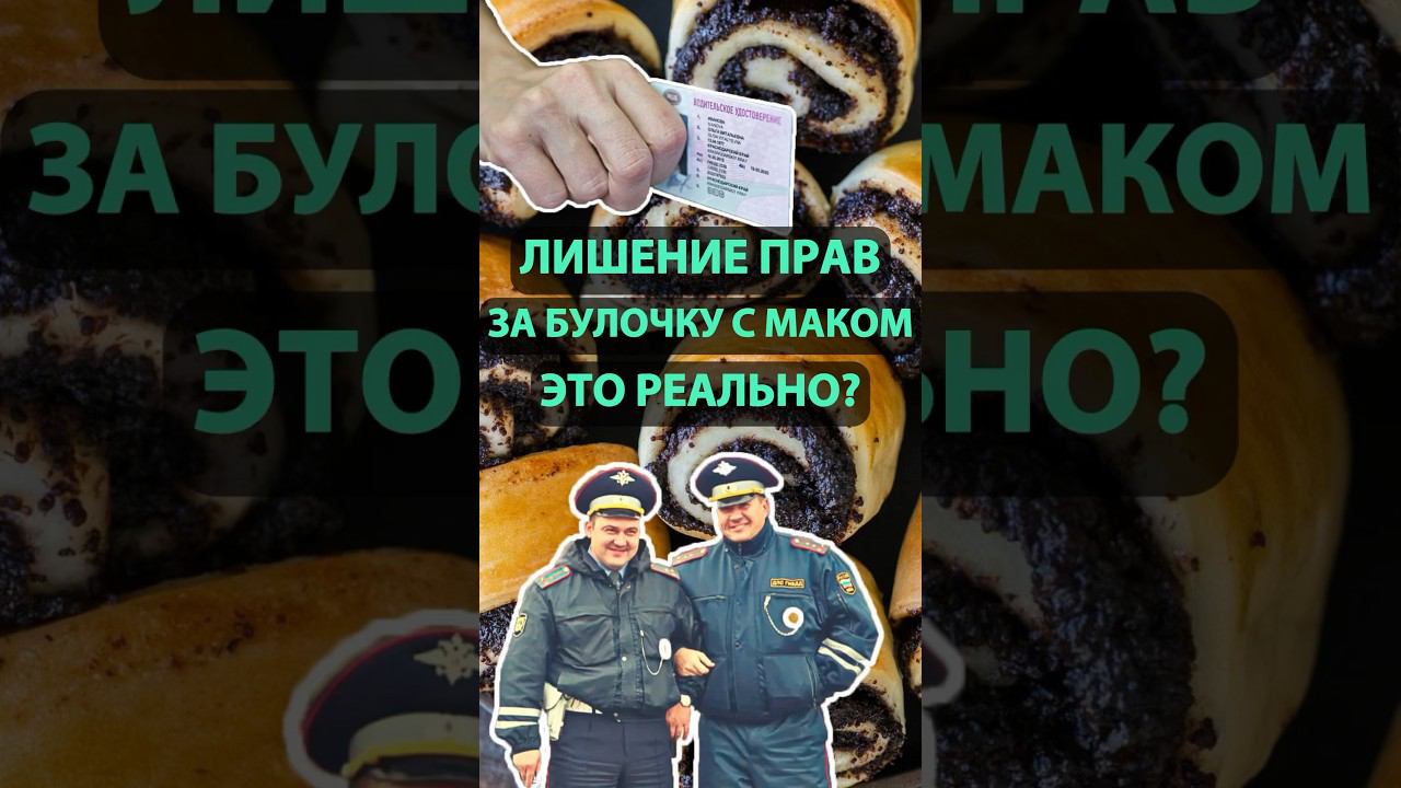 ЛИШЕНИЕ ПРАВ ЗА БУЛОЧКУ С МАКОМ. Миф или правда? смотреть онлайн