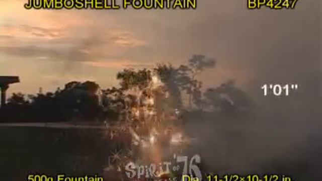 FG114 - JumboShell Fountain - www.76wholesale.com - Fireworks смотреть онлайн