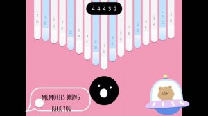 | Memories || Kalimba Cover with number notation || Keylimba |