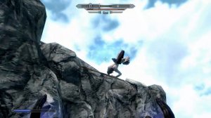 Skyrim - Funny Giant Back Flip xD