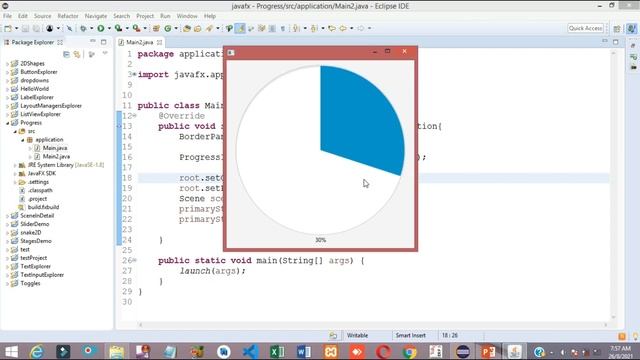#25 JavaFXTutorial | ProgressIndicator in JavaFX смотреть онлайн