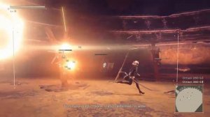 NieR:Automata - gameplay [LUNA PARK BOSS] sub ita