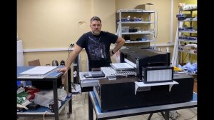 Серийный ТЕКСТИЛЬНЫЙ принтер (Новый корпус) + Сменные СТОЛЫ для ФУТБОЛОК..