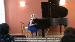 Чистякова Люба. Я. Мясковский Двухголосная фуга соль минор