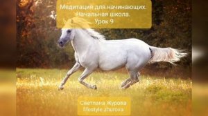 Медитация для начинающих.  Начальная школа.  Урок 9