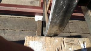 Завершение работы над колесами на ленточной пилораме