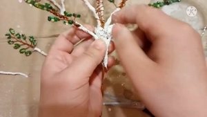Березка из бисера! Дерево из бисера! Мастер-класс!  Бисероплетение!