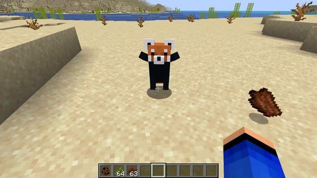 НОВЫЙ МОБ В МАЙНКРАФТ КРАСНАЯ ПАНДА | ОБЗОР МОДА MINECRAFT YDM's Red Panda