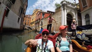 Венеция 4К видео. Прогулка на гондоле, каналы в Венеции.