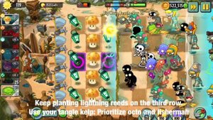 Big Wave Beach - Day 25 - Plants vs Zombies 2 (Walkthrough)