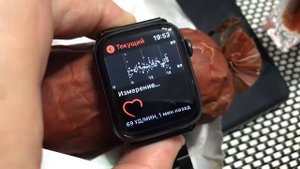 ИЗМЕРЯЕМ ПУЛЬС КОЛБАСЕ на Apple Watch 6/ПОЛУЧИЛОСЬ!!!!!!??
