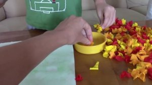 Объемная аппликация "Золотая осень". Совместное видео, ссылки внизу )))