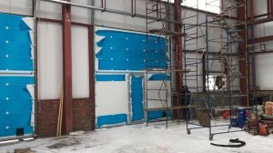 Повышенный подъем  промышленных ворот Дорхан(doorhan) isd01